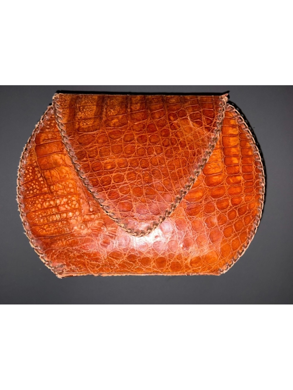 Genuine Alligator Clutch & Shoulder Purse Made in Cuba